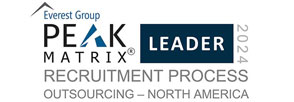 Everest Group Peak Matrix Leader RPO North America 2024 award